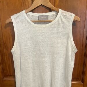 Women's Sleeveless Muscle Top - Cream